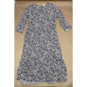 Women’s black animal print dress size XL